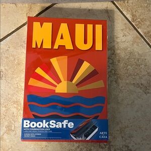 Maui BookSafe with Combination Lock Inside